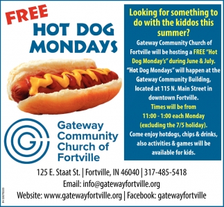 Free Hot Dog Mondays