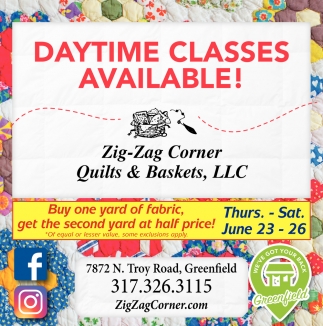 Daytime Classes Available!
