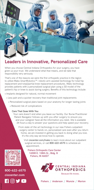 Leaders In Innovative, Personalized Care