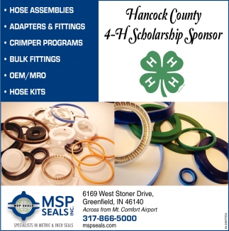 Hancock County 4-H Scholarship Sponsor
