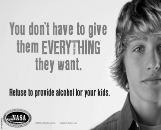 Refuse To Provide Alcohol For Your Kids