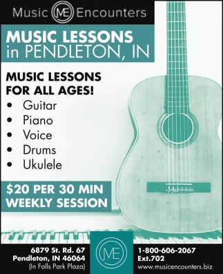 Music Lessons In Pendleton, IN