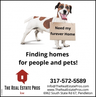 Finding Homes For People And Pets!