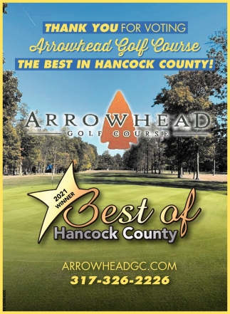 Thank You For Voting Us The Best In Hancock County!