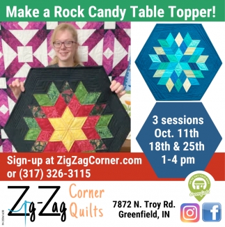 Make A rock Candy Table Topper!