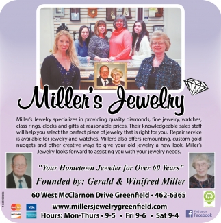 Your Hometown Jeweler For 60 Years
