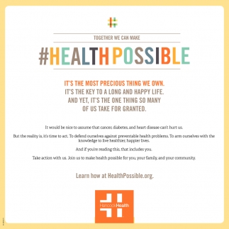 Together We Can Make Health Possible