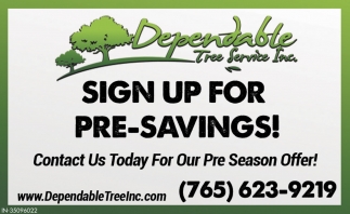 Sign Up For Pre-Savings!