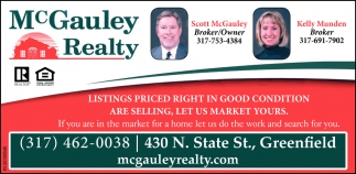 Listings Priced Right in Good Condition are Selling, Let Us Market Yours