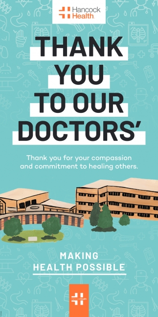 Thank You To Our Doctors'