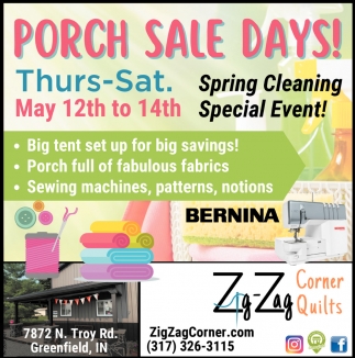 Porch Sale Days!