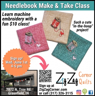 Needlebook Make & Take Class