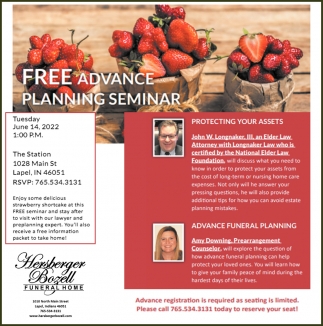 FREE Advance Planning Seminar