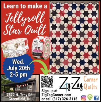 Learn To Make A Jellyroll Star Quilt