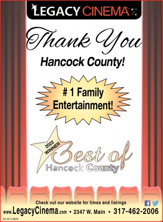 Thank You Hancock County!
