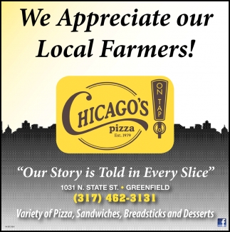 We Appreciate Our Local Farmers!