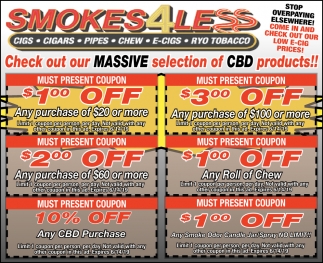 Check Out Our Massive Selection Of Cbd Products Smokes 4 Less