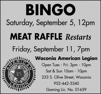 American legion bingo night