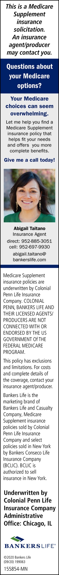 Questions About Your Medicare Options Bankers Life Abigail Taitano