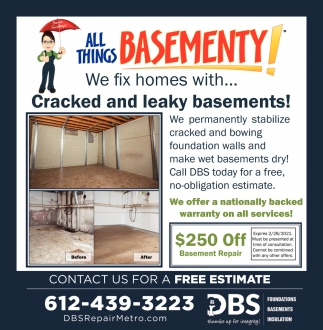 All Things Basementy Dbs Repair Duluth Mn