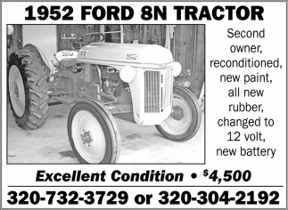 1952 Ford 8n Tractor 3 732 3729