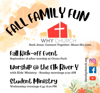 Fall Family Fun, The Why Church, Elk River, MN