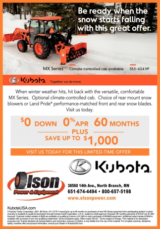 Be Ready When The Snow Starts Falling With This Great Offer