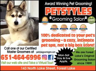 Award Winning Pet Grooming!