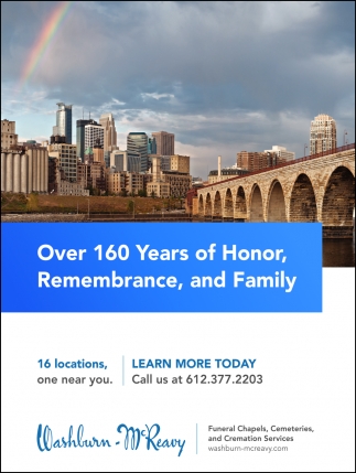 Celebrating Over 160 Years of Honor, Remembrance and Family