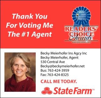 Thank You For Voting Me The #1 Agent
