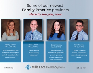 Some Of Our Newest Family Practice Providers
