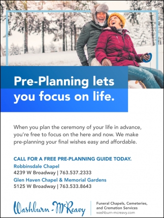 Ple-Planning Lets You Focus On Life