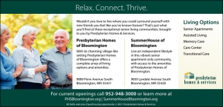 Relax. Connect. Thrive