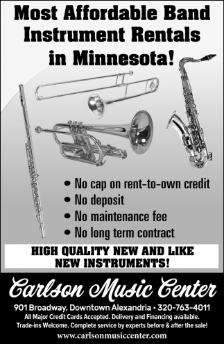 Most Affordable Band Instrument Rentals in Minnesota