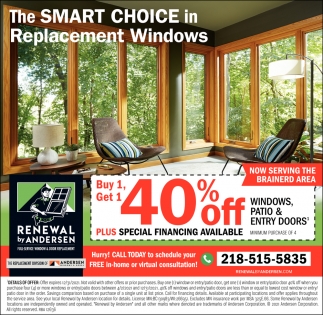The Smart Choice in Replacement Windows