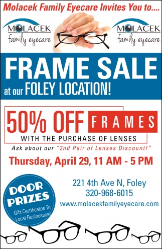 Frame Sale at our Foley Location