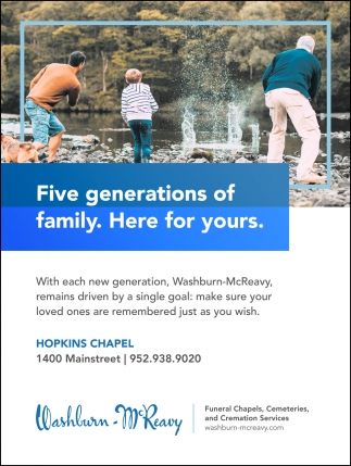 Five Generations of Family. Here for Yours.