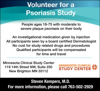 Volunteer for a Psoriasis Study