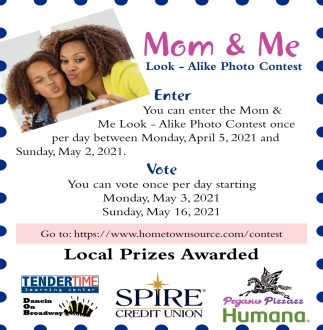 Mom & Me Look- Alike Photo Contest