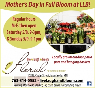 Mother's Day in Full bloom at LLB!