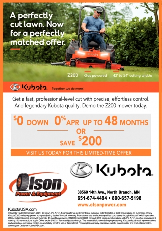 A Perfectly Cut Lawn. Now For A Perfectly Matched Offer.