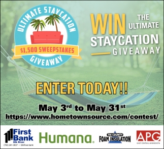 Win The Ultimate Staycation Giveaway