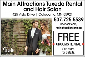 Main Attractions Tuxedo Rental and Hair Salon