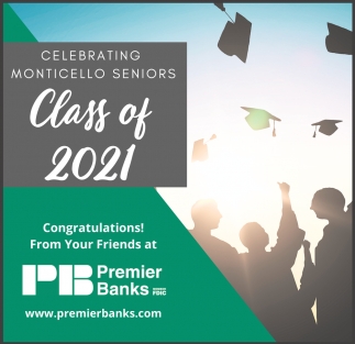 Celebrating Monticello Seniors Class of 2021!