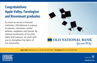 Congratulations Apple Valley, Farmington and Rosemount Graduates