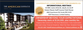 Cooperate Living Designed for Members 62+