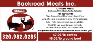Backroad Meats Inc