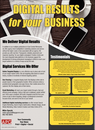 Digital Results for Your Business