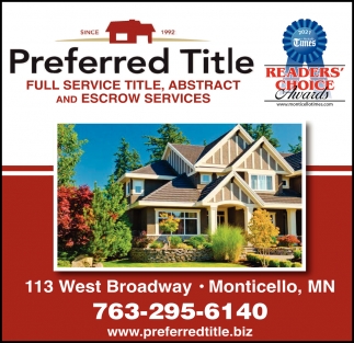 Full Service Title, Abstract and Escrow Services