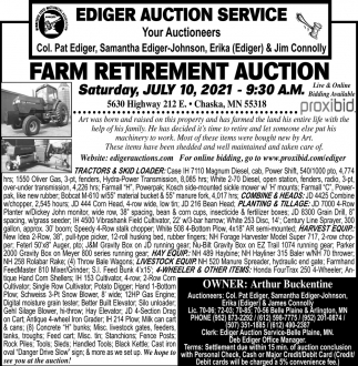 Farm Retirement Auction